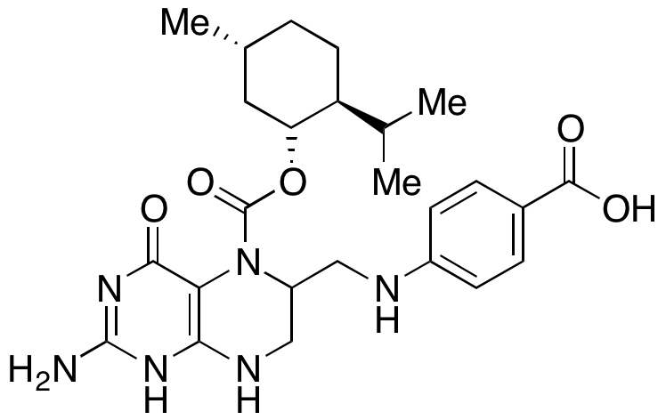 rac-5-Menthylcarbamoyl-5,6,7,8-tetrahydropteroic Acid