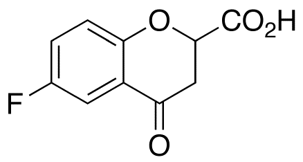 rac-6-Fluoro-3,4-dihydro-4-oxo-2H-1-benzopyran-2-carboxylic Acid