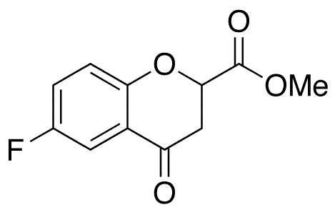 rac-6-Fluoro-3,4-dihydro-4-oxo-2H-1-benzopyran-2-carboxylic Acid Methyl Ester