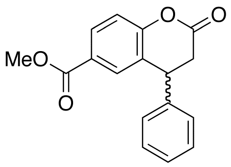 rac 6-Methoxycarbonyl-4-phenyl-3,4-dihydrocoumarin