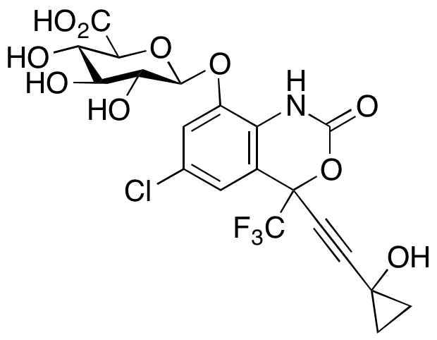 rac 8,14-Dihydroxy Efavirenz 8-O-β-D-Glucuronide