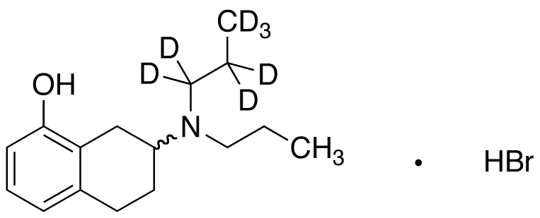 rac-8-Hydroxy-2-dipropylaminotetralin-d7 Hydrobromide