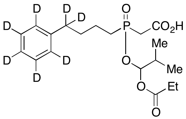 rac-Des(4-cyclohexyl-L-proline) Fosinopril Acetic Acid-d7