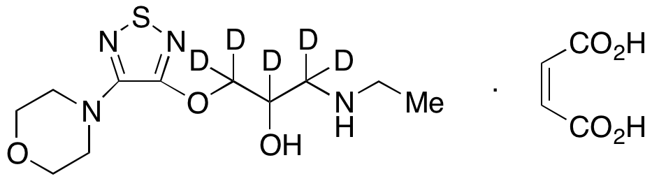 rac-Didemethyltimolol-d5 Maleate