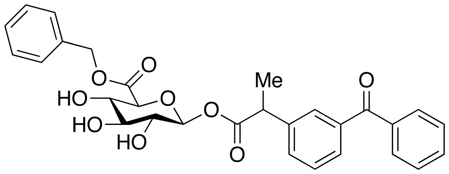 rac Ketoprofen β-D-Glucuronide Benzyl Ester