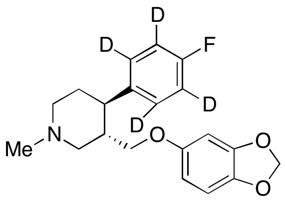 rac-N-Methyl Paroxetine-d4