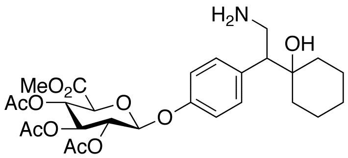 rac N,N-Didesmethyl-O-desmethyl Venlafaxine 2,3,4-Tri-O-acetyl-β-D-glucuronide Methyl Ester