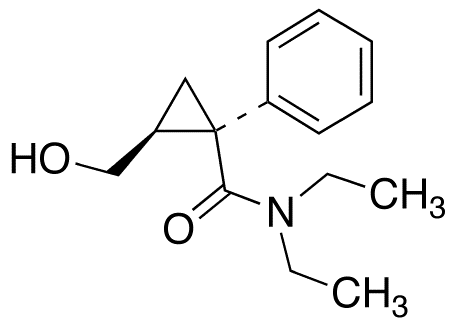 rac N,N-Diethyl-2-(hydroxymethyl)-1-phenyl-cyclopropanecarboxamide