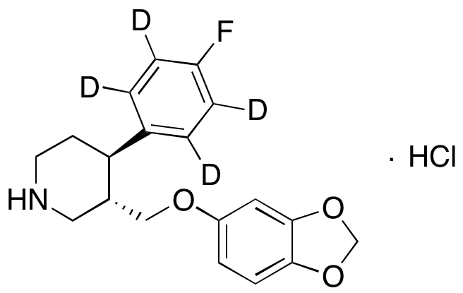 rac-Paroxetine-d4 Hydrochloride