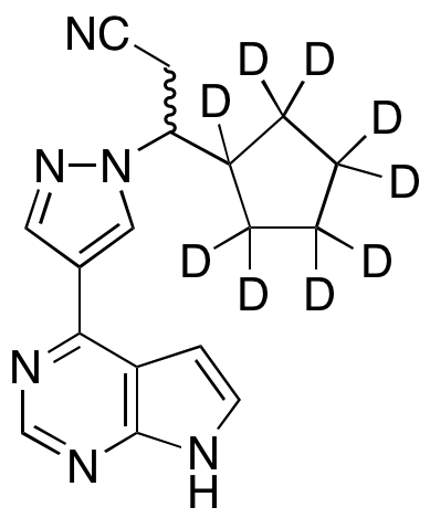 rac-Ruxolitinib-d9 (major)