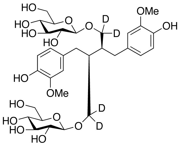 rac Secoisolariciresinol Diglucoside-d4