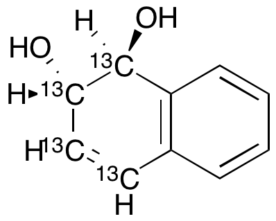 rac trans-1,2-Dihydroxy-1,2-dihydronaphthalene-13C4