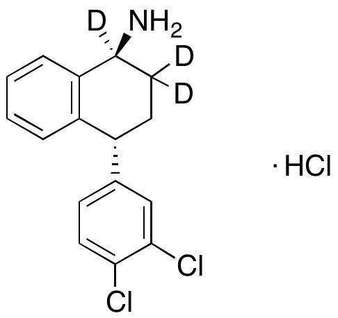 rac-trans-N-Desmethyl Sertraline-d3 Hydrochloride