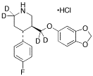 rac trans-Paroxetine-d4 Hydrochloride