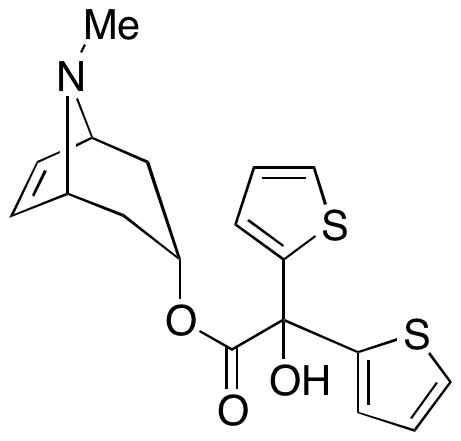 rel-(1R,3S,5S)-8-Methyl-8-azabicyclo[3,2,1]oct-6-en-yl-2-hydroxy-2,2-dithiophen-2-yl acetate