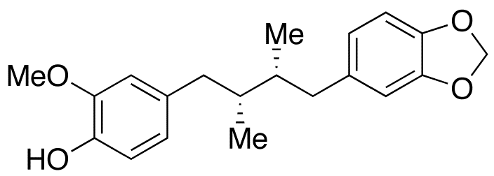 rel-4-[(2R,3R)-4-(1,3-Benzodioxol-5-yl)-2,3-dimethylbutyl]-2-methoxyphenol