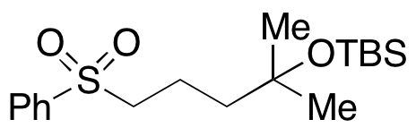 tert-Butyldimethyl((2-methyl-5-(phenylsulfonyl)pentan-2-yl)oxy)silane