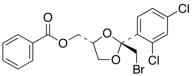 trans-[2-Bromomethyl-2-(2,4-dichlorophenyl)-1,3-dioxolan-4-yl]methyl Benzoate