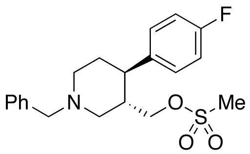 trans 1-Benzyl-4-(4-fluorophenyl)-3-methylsulfonatepiperidine