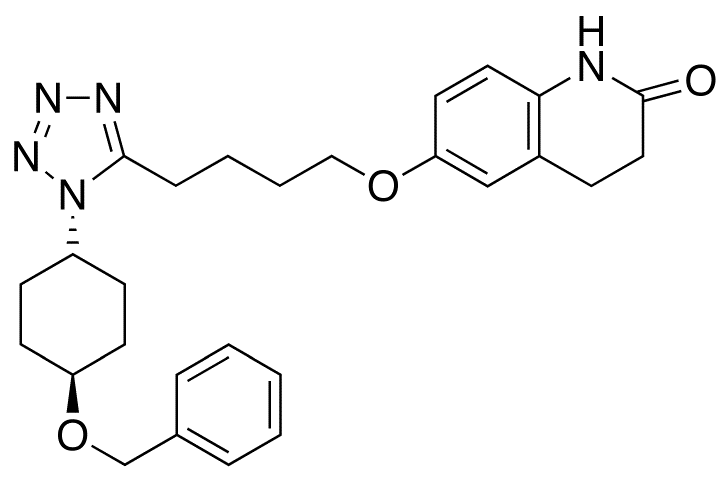 trans-3,4-Dihydro-6-[4-[1-[4-(phenylmethoxy)cyclohexyl]-1H-tetrazol-5-yl]butoxy]-2(1H)-quinolinone