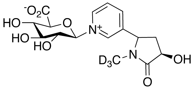 trans-3’-Hydroxy Cotinine-d3 N-β-D-Glucuronide