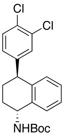 trans-4-(3,4-Dichlorophenyl)-1,2,3,4-tetrahydro-N-boc-1-naphthalenamine