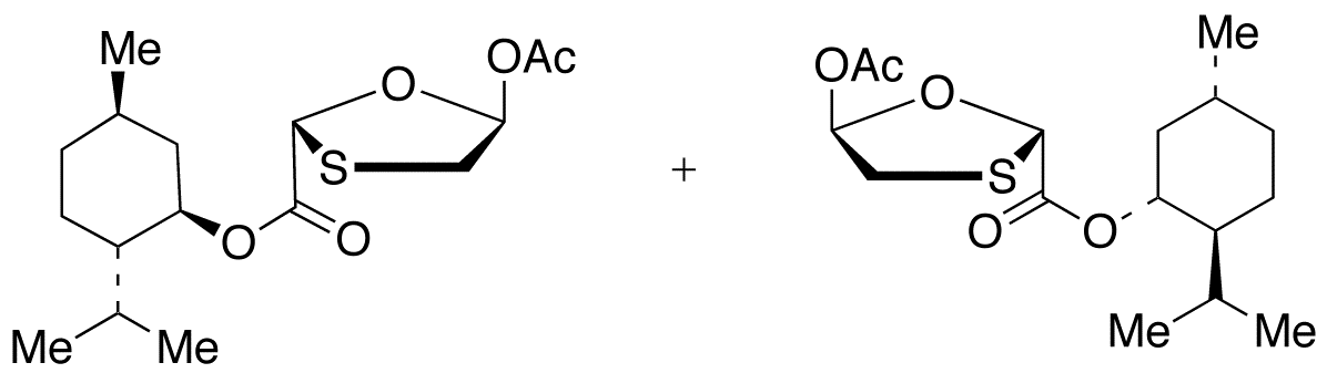 trans-L-Menthol-5-(acetyloxy)-1,3-oxathiolane-2-carboxylate