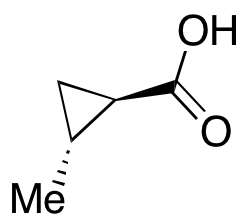 trans-Methylcyclopropanecarboxylic Acid