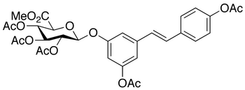 trans Resveratrol Penta-O-acetyl-3-β-D-glucuronide Methyl Ester